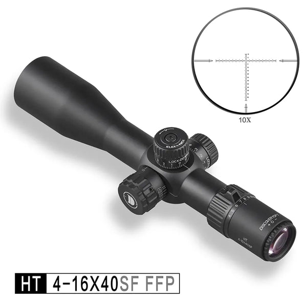 NEW Discovery HT 4-16X40SF FFP Compact Riflescope Side Parallax Wheel,Hunting 30mm tube.