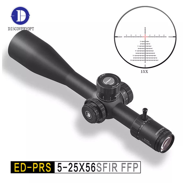 NEW DISCOVERY ED-PRS 5-25X56SFIR Riflescope Side Focus, 34mm Tube Dia