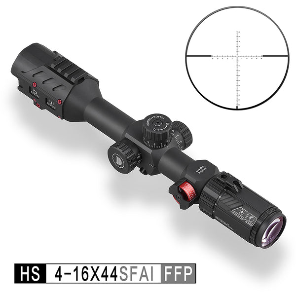 NEW DISCOVERY HS 4-16X44 SFAI FFP High End Tactical Rifle scopes With Free Rail.