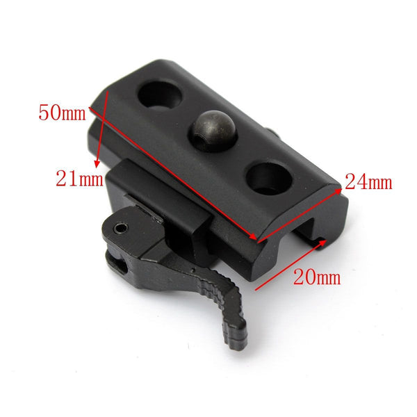 DISCOVERY Quick release Bipod Adaptor Fit for 20mm Picatinny/Weaver Rail