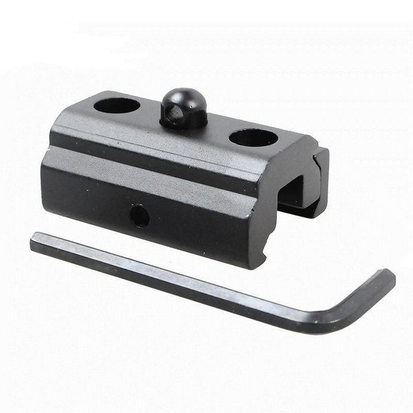DISCOVERY Black 3 Hole Bipod Adaptor Fit for 20mm Picatinny/Weaver Rail