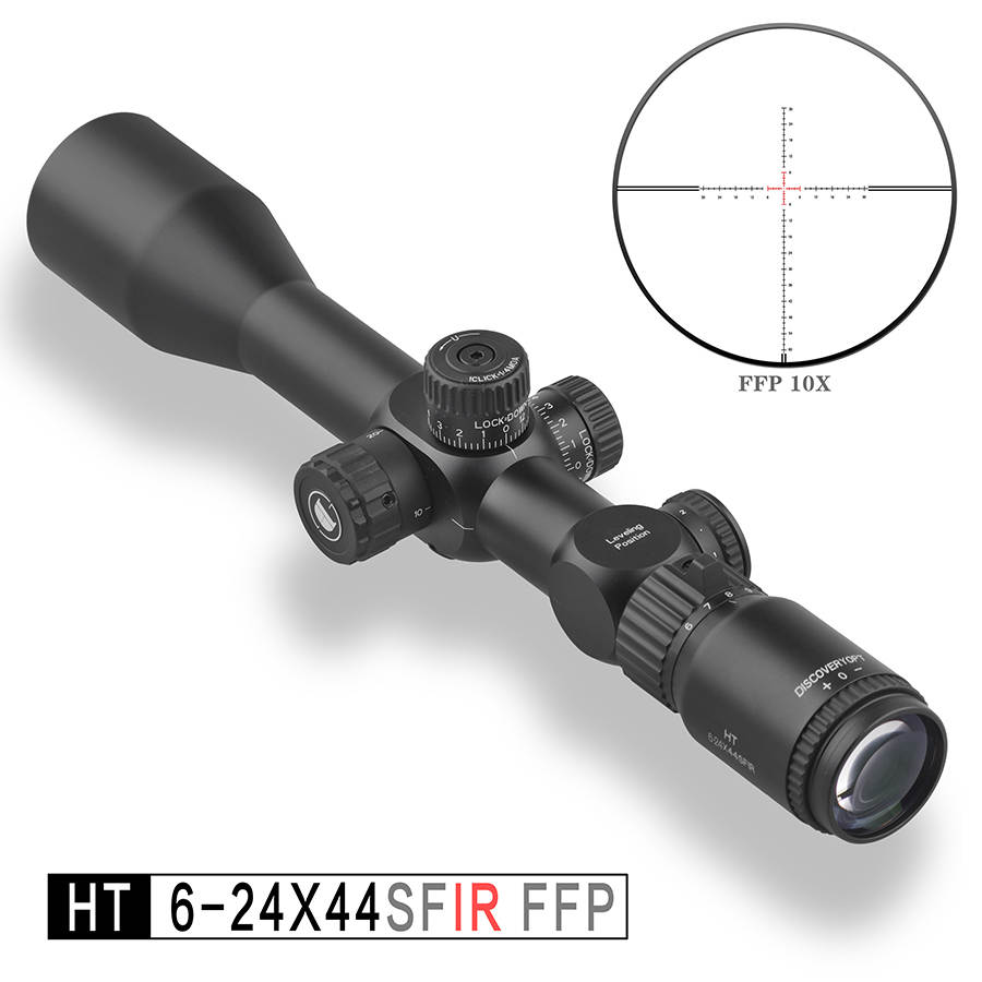 NEW Discovery HT 6-24X44SFIR FFP light/Compact Scope +Side Parallax Wh ...