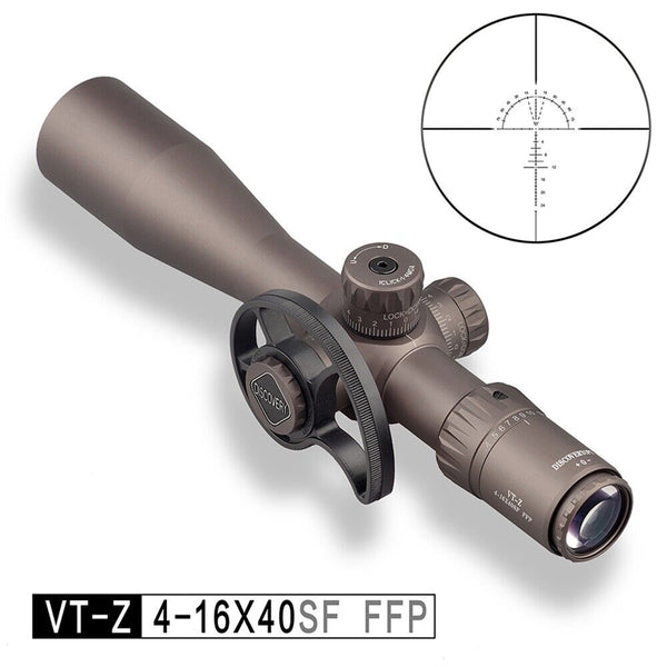 DISCOVERY VT-Z 4-16X40 SF FFP Hunting,Air gun Riflescope LR Reticule. COMPACT!