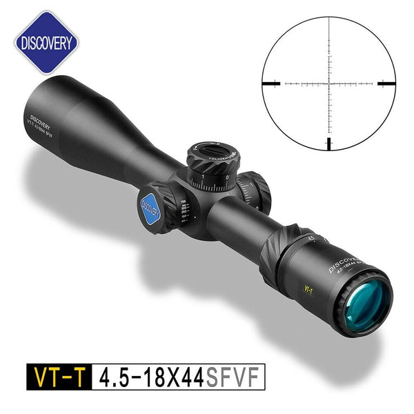 DISCOVERY VT-T 4.5-18X44 SFVF FFP Side Parallax Optics Hunting Riflescope.