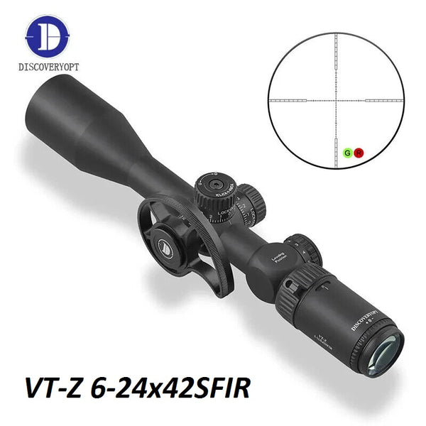 NEW DISCOVERY VT-Z 6-24X42 SFIR SFP wire reticle Riflescope ,R&G Illuminated.