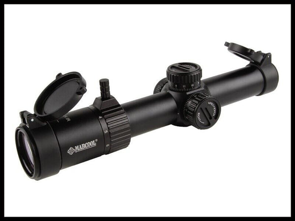 MARCOOL Tactical Air Soft 1-6x24 IR Riflescope, HD Fast Focus Short-distance Hunting.